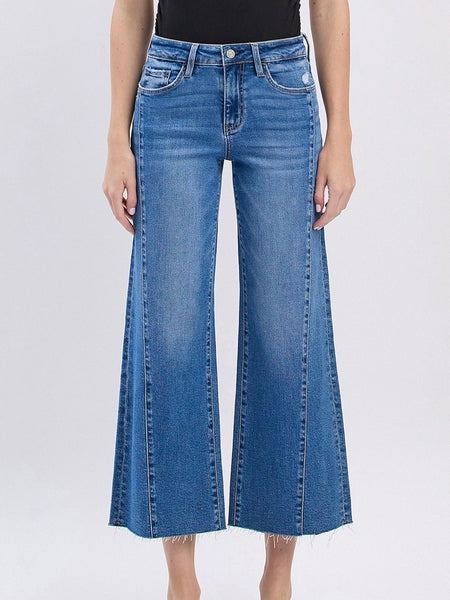 Vervet : Olivia High Rise Twist Wide Leg