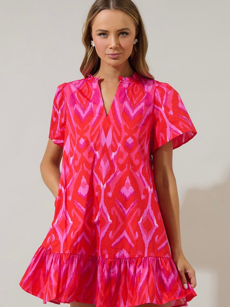 Daphne Celeste Mini Dress