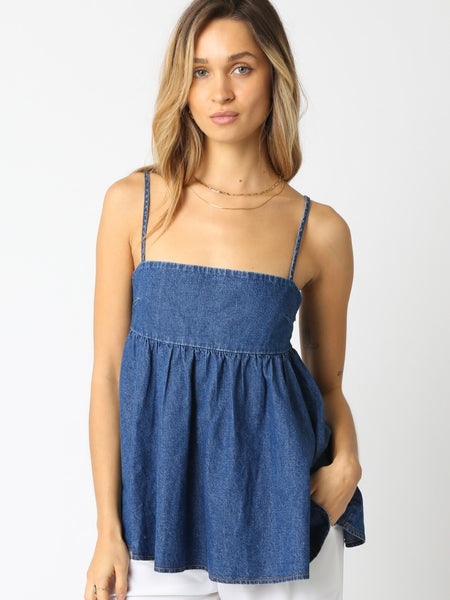 Aurora Denim Top