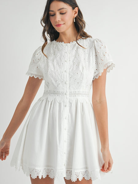 Carly Fit & Flare Mini Dress