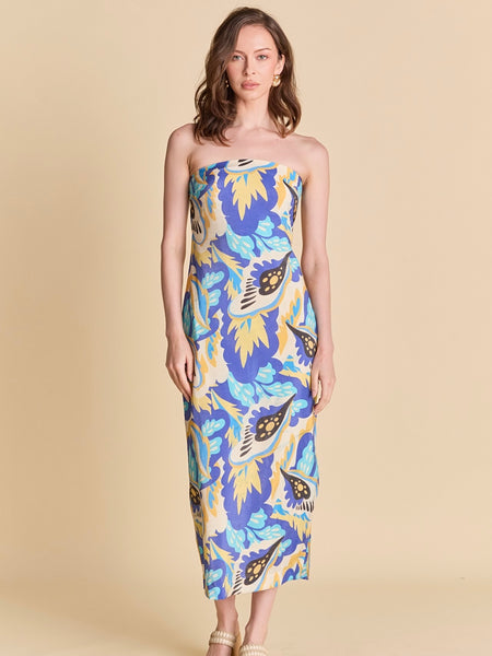Madeline Strapless Midi Dress