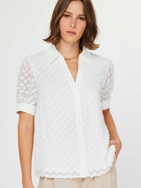 Tibi Textured Top