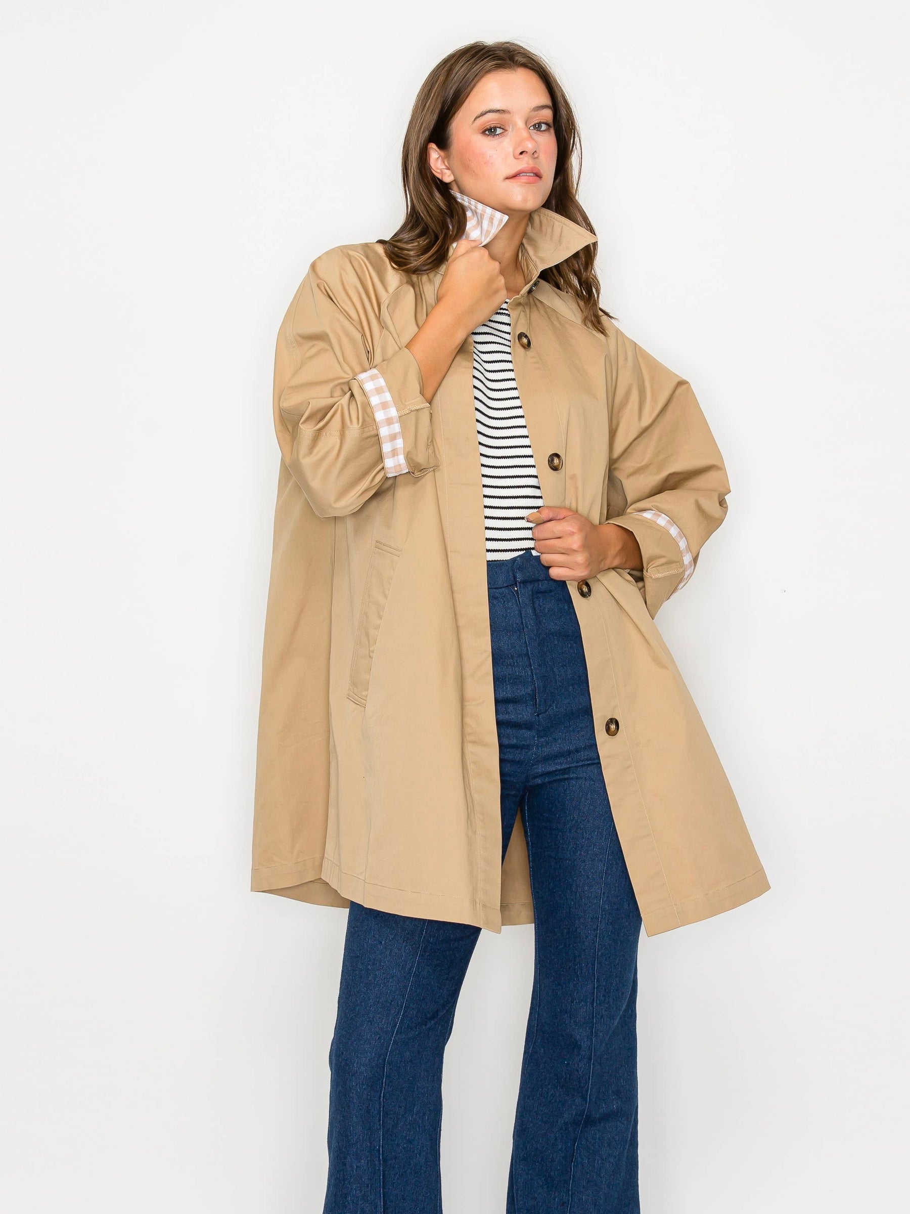 Classic Collared Trench