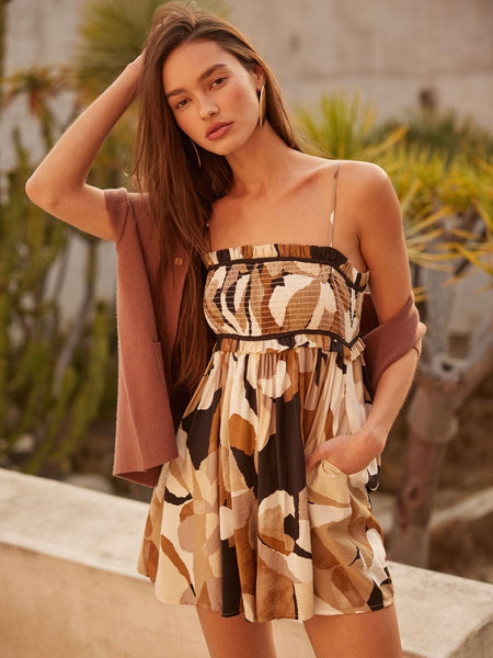 Catarina High Waist Romper