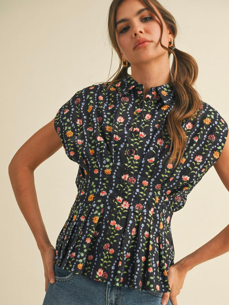 Caden Peplum Top
