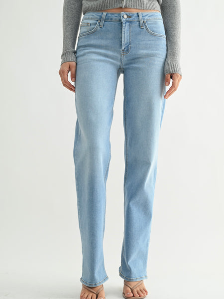Just Black Denim : Vintage Straight Longer Length