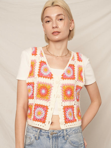 Celestial Gardens Crochet Vest