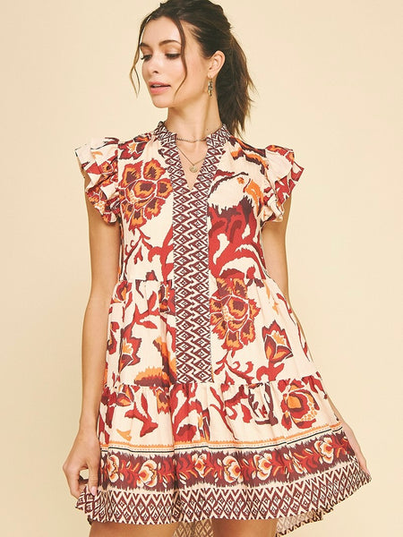 Fiona Floral Mini Dress
