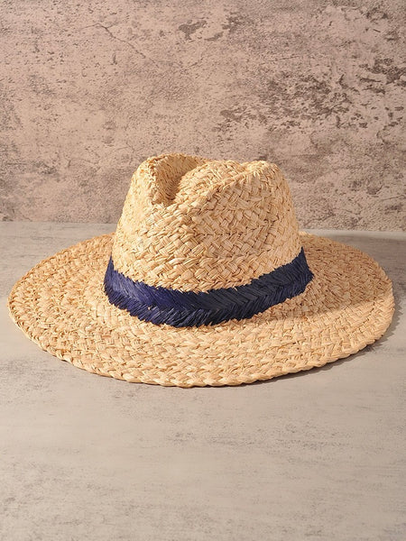 Color Stitch Panama Hat
