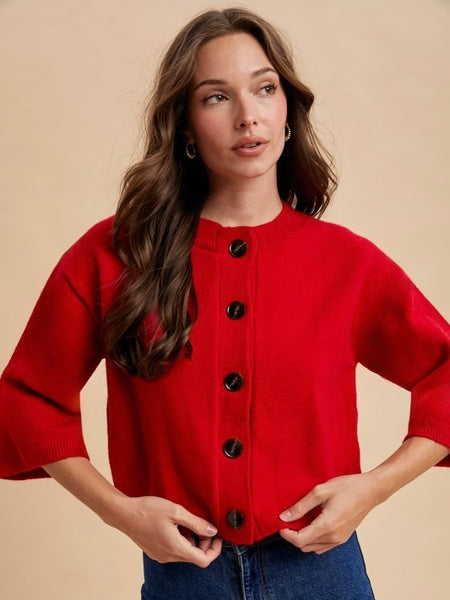 Andy Half Sleeve Cardigan