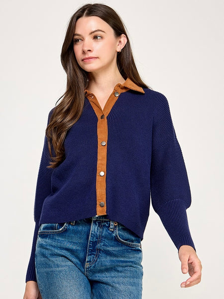 Corduroy Contrast Sweater