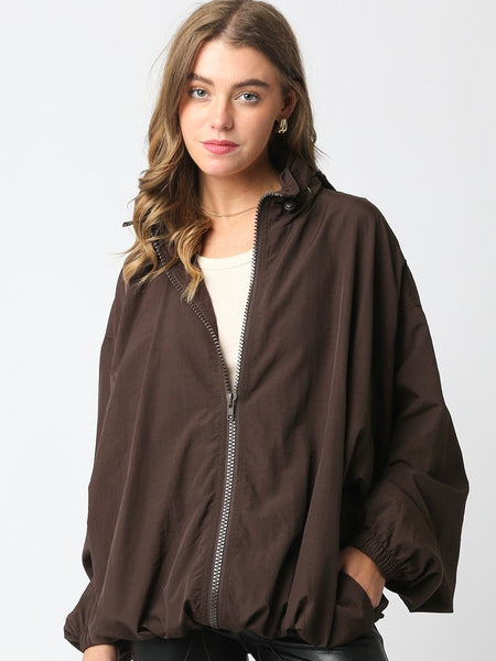 Bubble Hem Wind Jacket