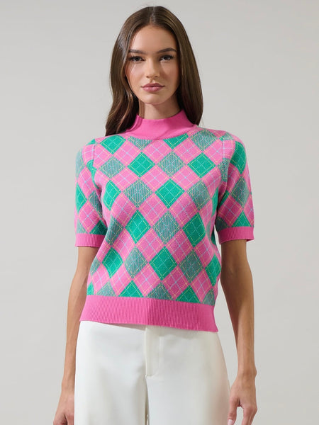 Maren Argyle Sweater
