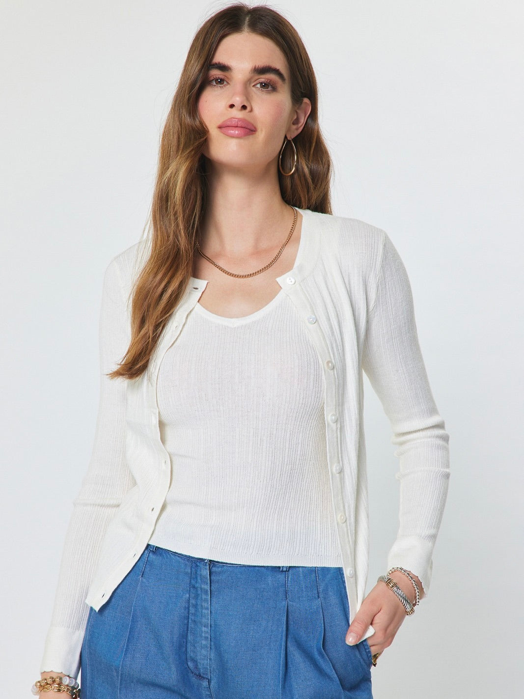 Ribbed Cardigan