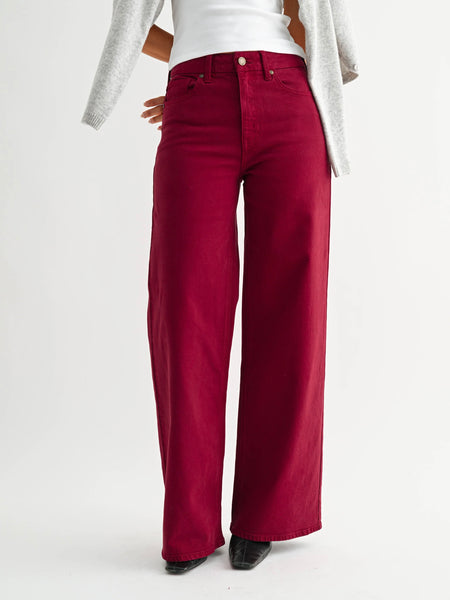 Just Black Denim : Palazzo Wide Leg Jean