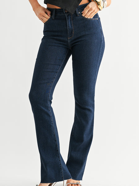 Just Black Denim : Slim Bootcut with Scissor Cut