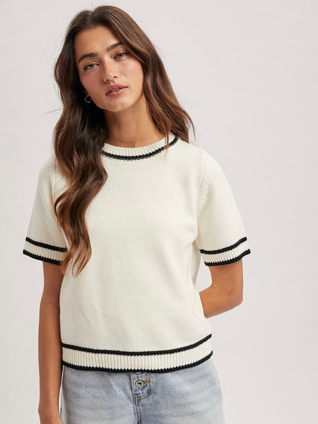 Valerie Short Sleeve Sweater