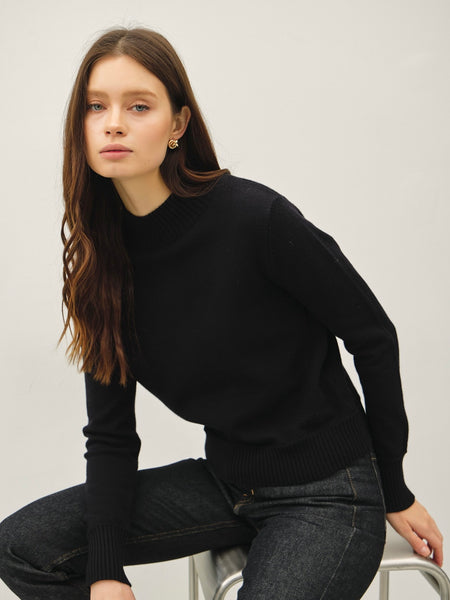 Ultra Soft Mock Neck Sweater