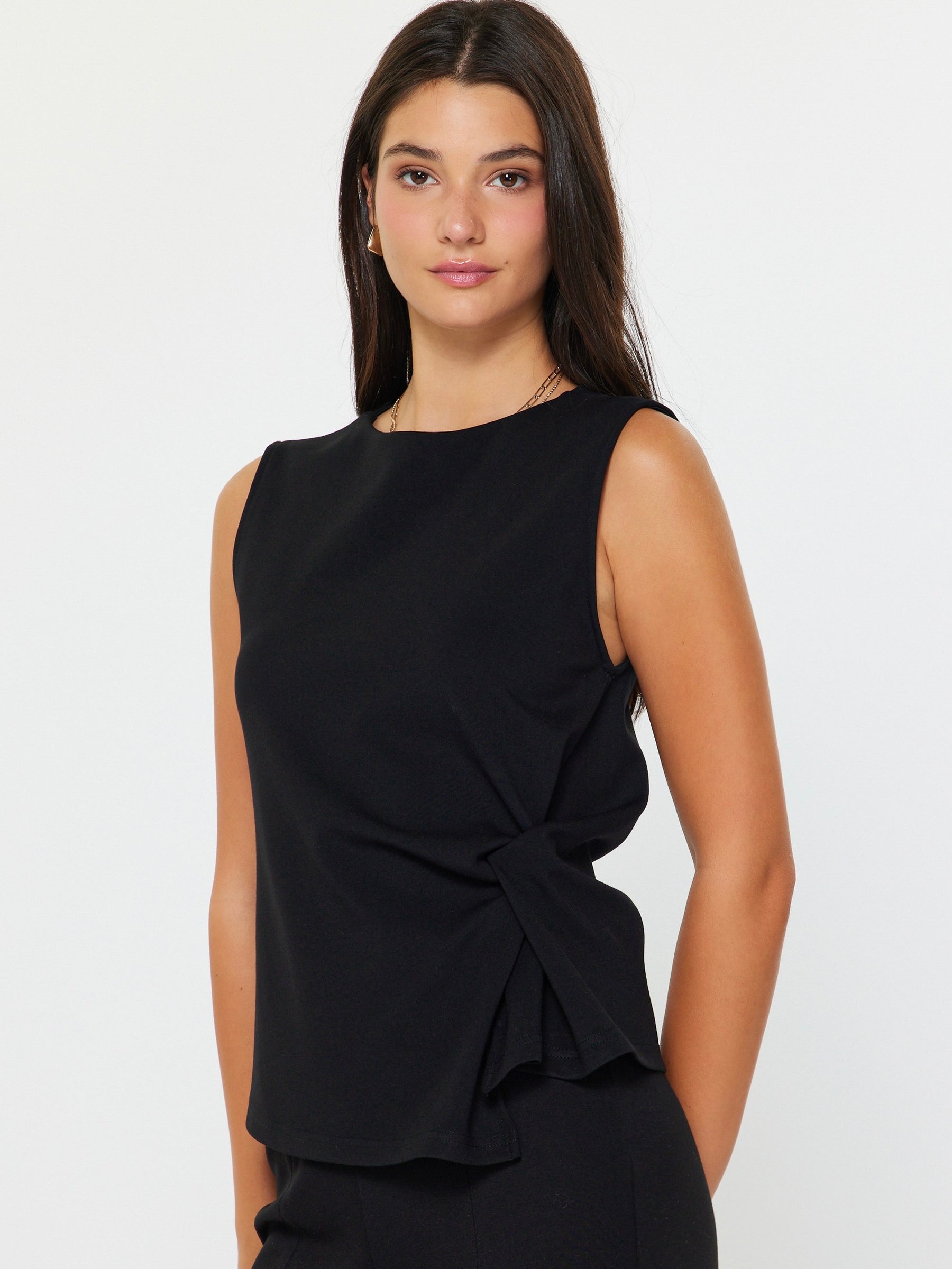 Kyle Twist Detail Ponte Top