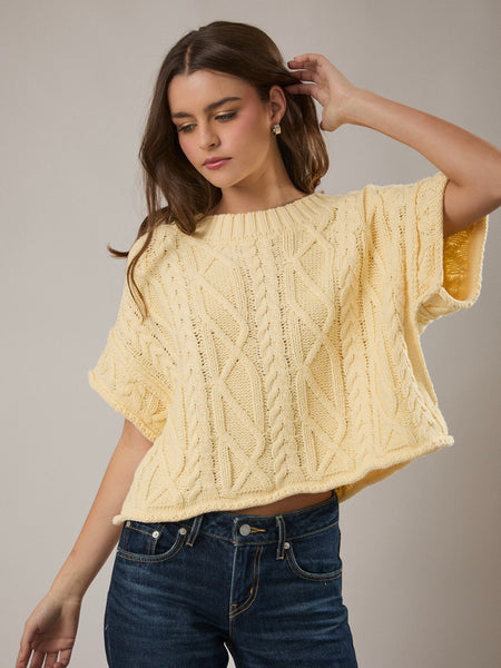 Katie Short Sleeve Sweater