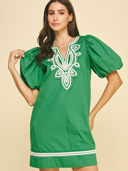 Ella Embroidered Dress