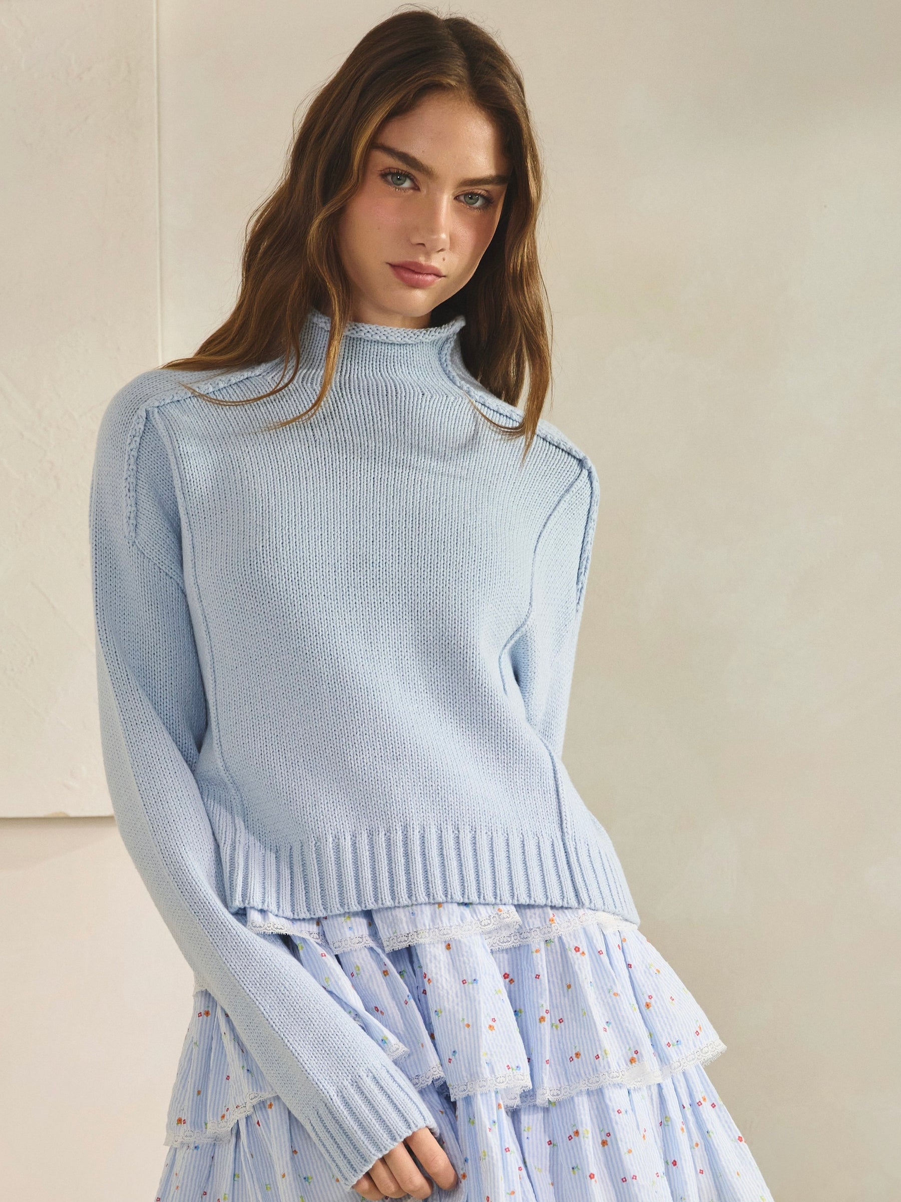 Michael Mock Neck Sweater