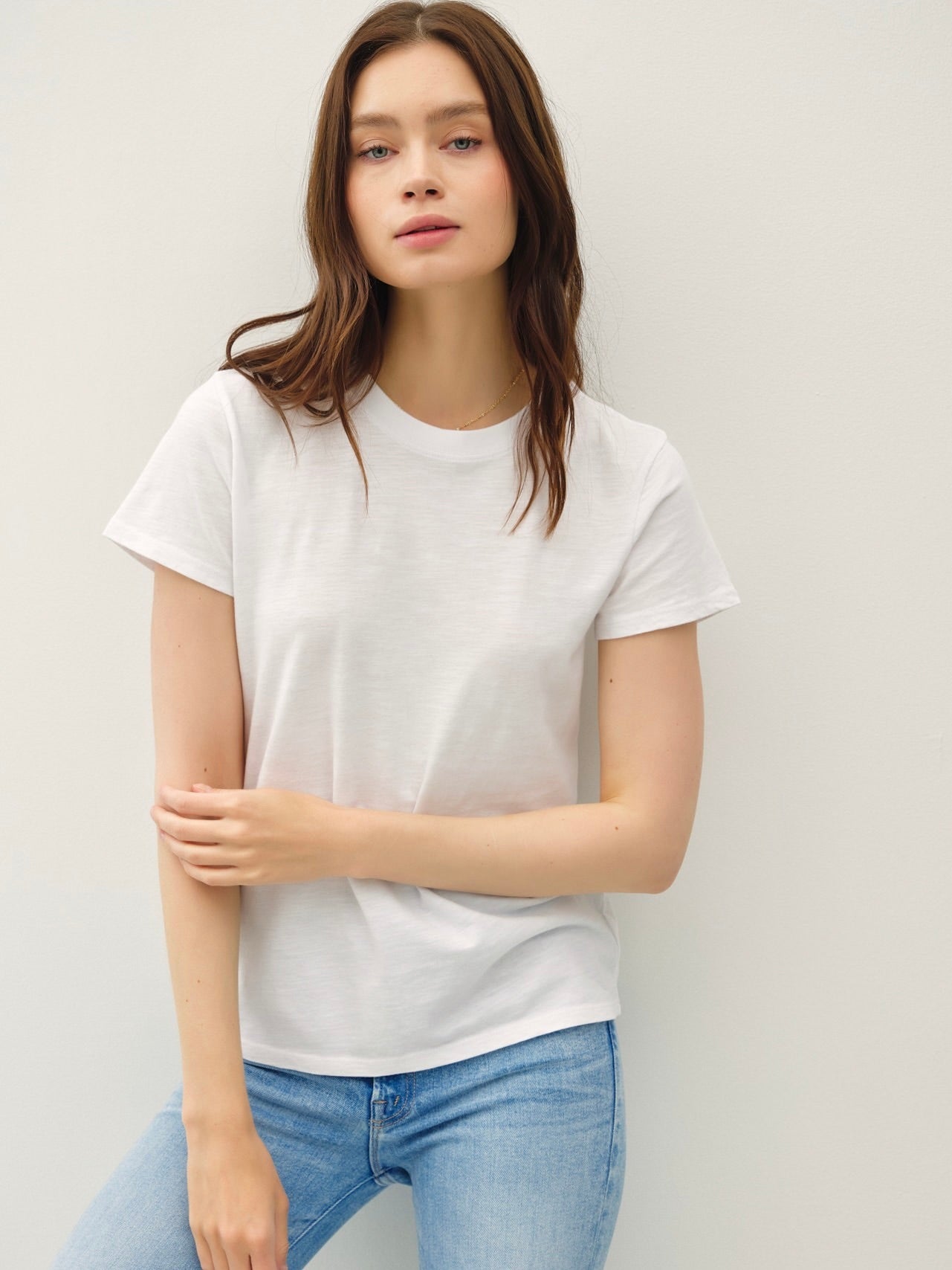 Classic Cut Acid Wash Cotton Tee