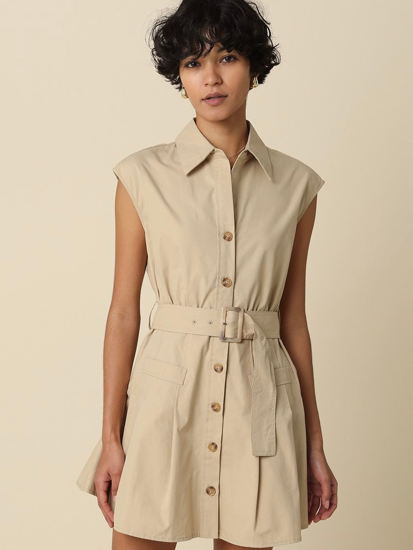 Donna Belted Shirt Dress