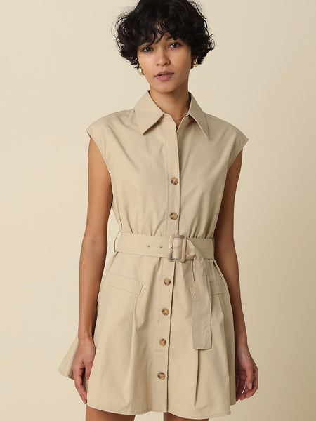 Donna Belted Shirt Dress