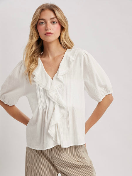 Ruffle Lightweight Top