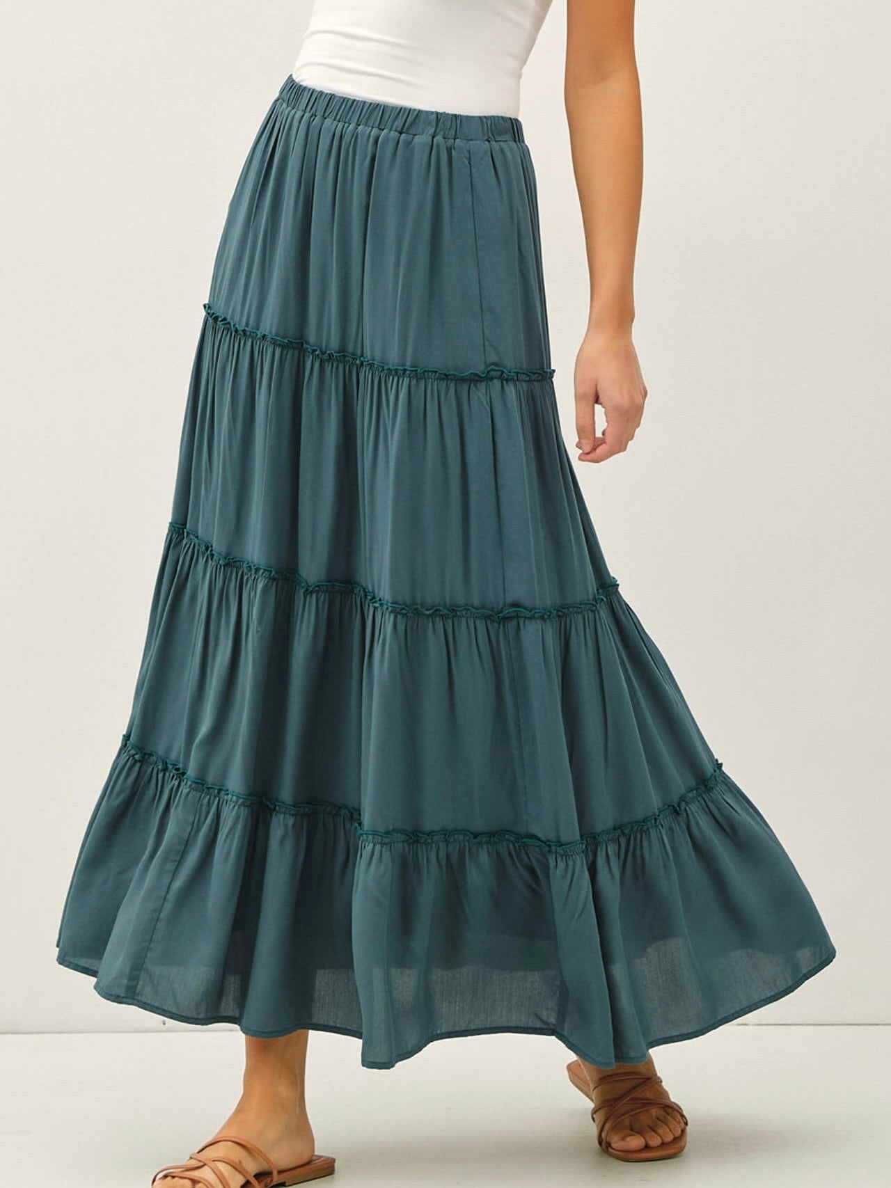 Tatiana Tiered Maxi Skirt