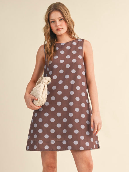 Polka Dot Mini Dress