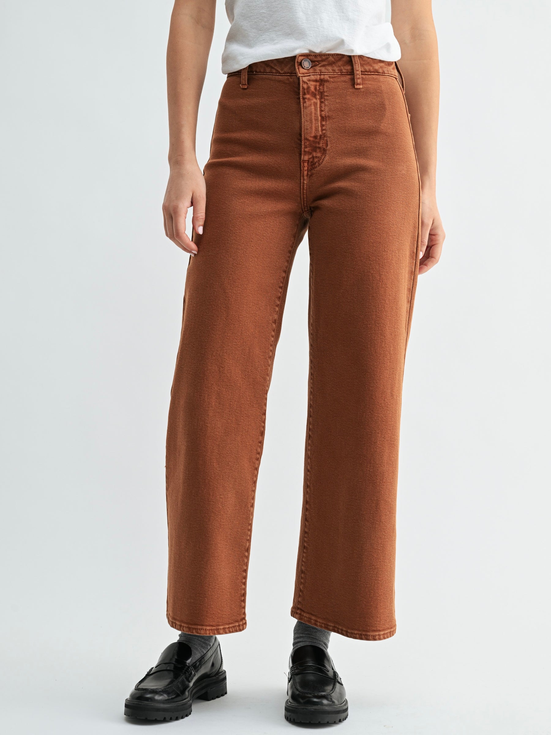 Just Black Denim Trouser Wide Leg