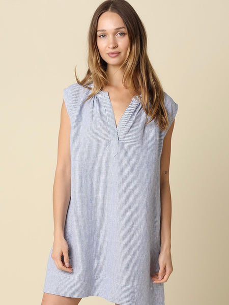 Avery Relaxed Linen Shift Dress