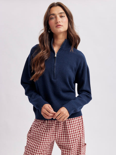 Quinn Quarter Zip Sweater