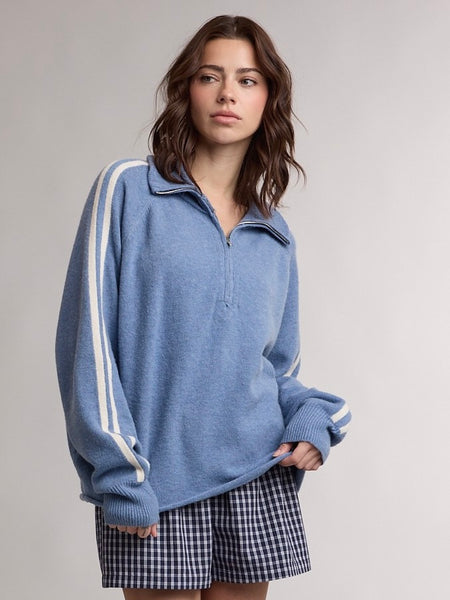 Runner Stripe Quarter Zip