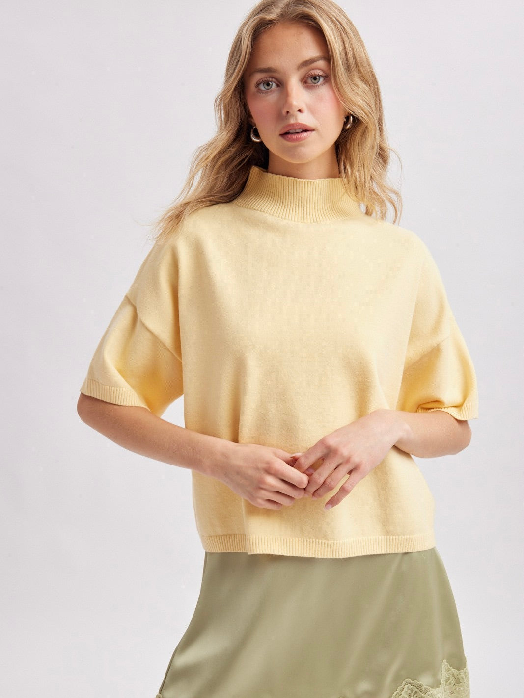 Monday Mock Neck Sweater