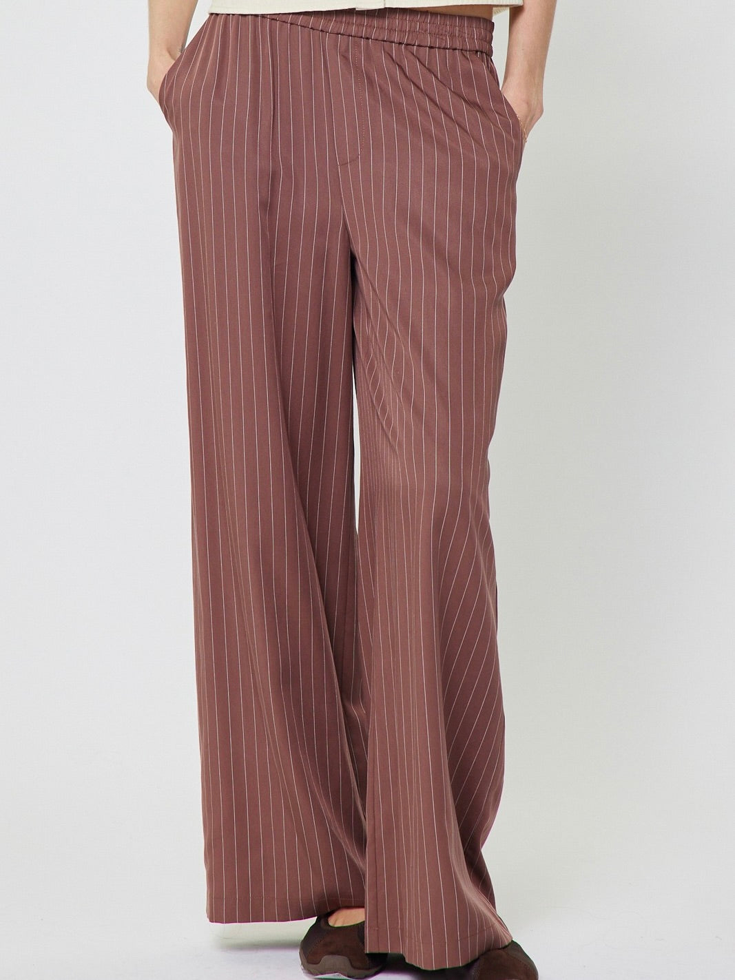 Textured Drawstring Pants