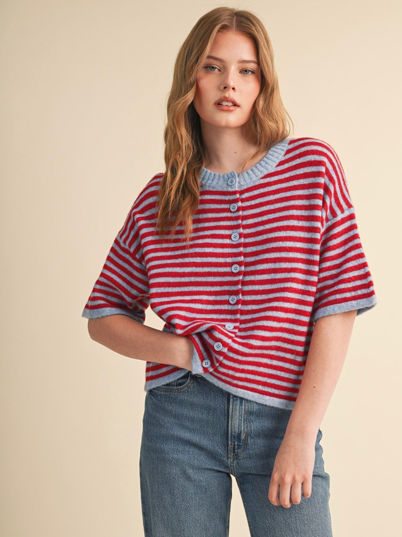 Stripe It Up Cardi