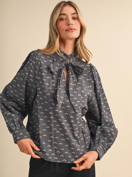 Floral Stripe Blouse