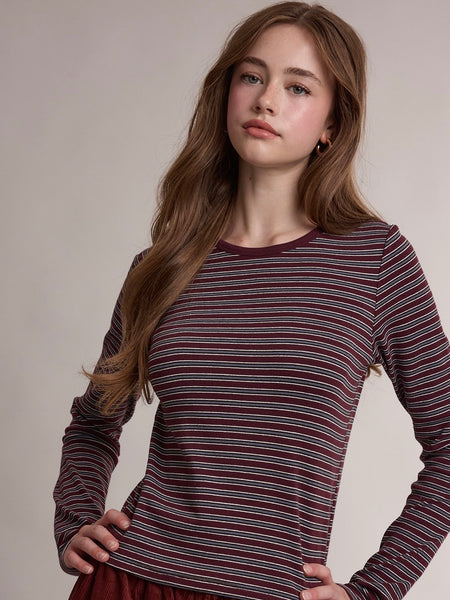 Favorite Stripe Crewneck Top