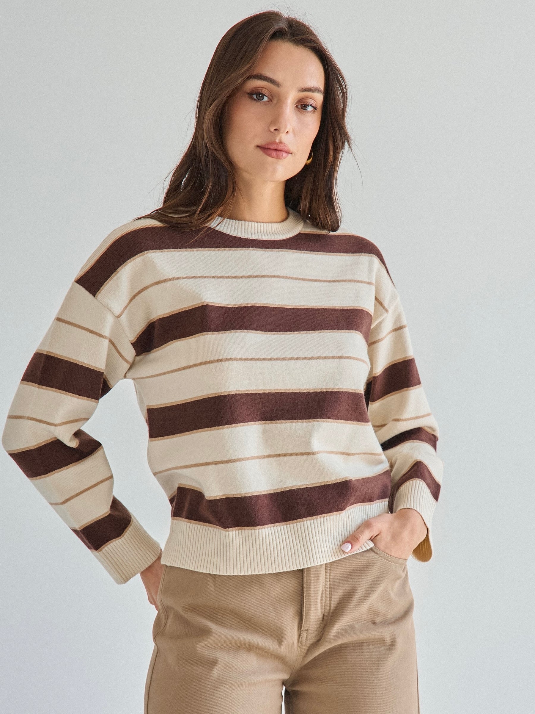 Bryn Knit Stripe Sweater