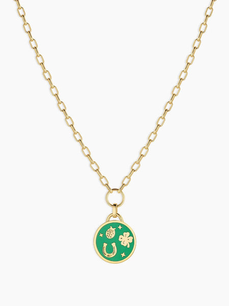 {Gorjana} Feeling Lucky Coin Necklace