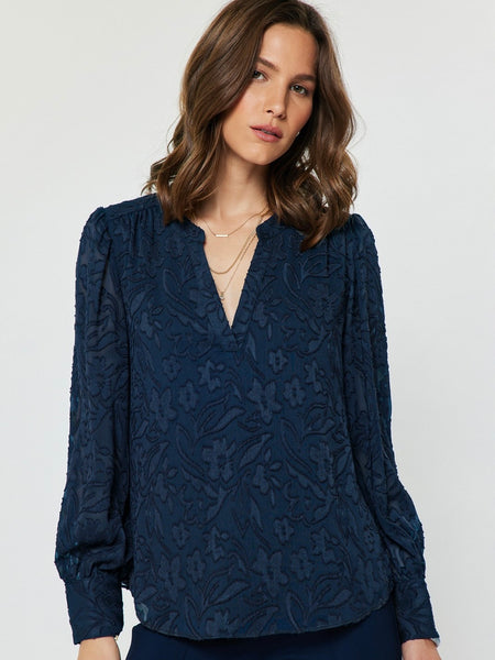 Faith Floral Jacquard Top