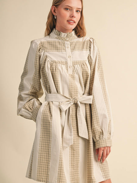 Sami Stripe Shirt Dress