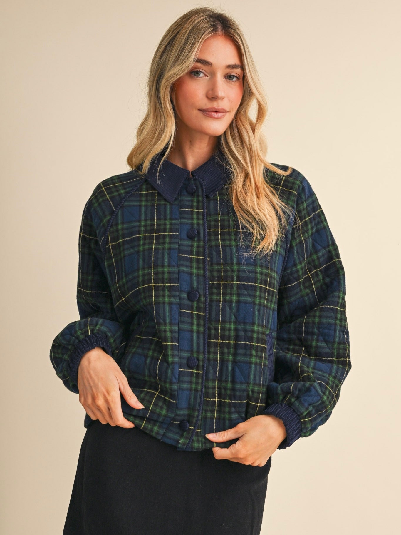 Gameday Plaid Colby Jacket