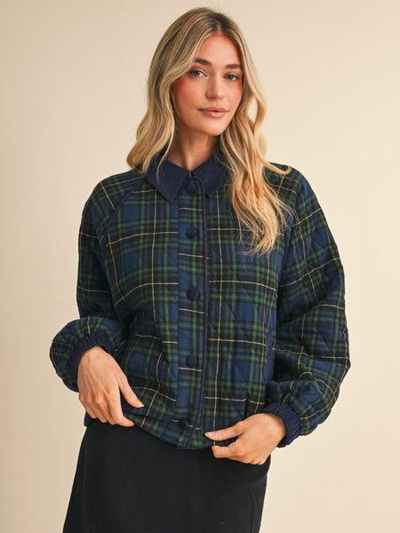Gameday Plaid Colby Jacket