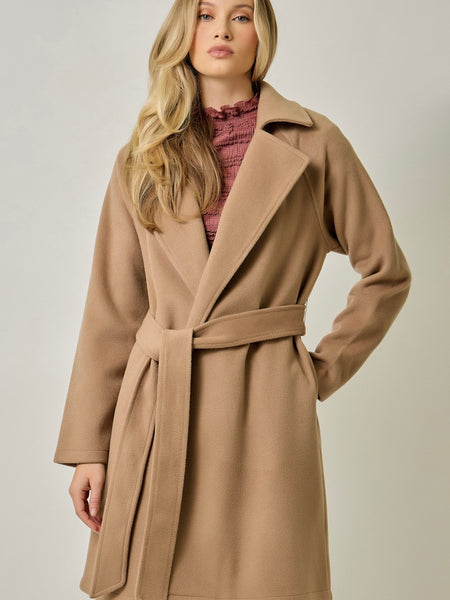 Lapel Collar Robe Coat