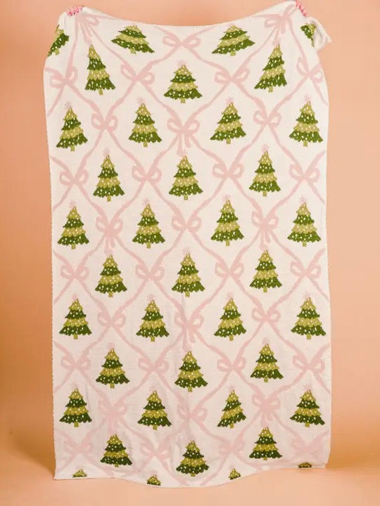 Cozy Dreams Luxe Blanket - Twinkling Trees