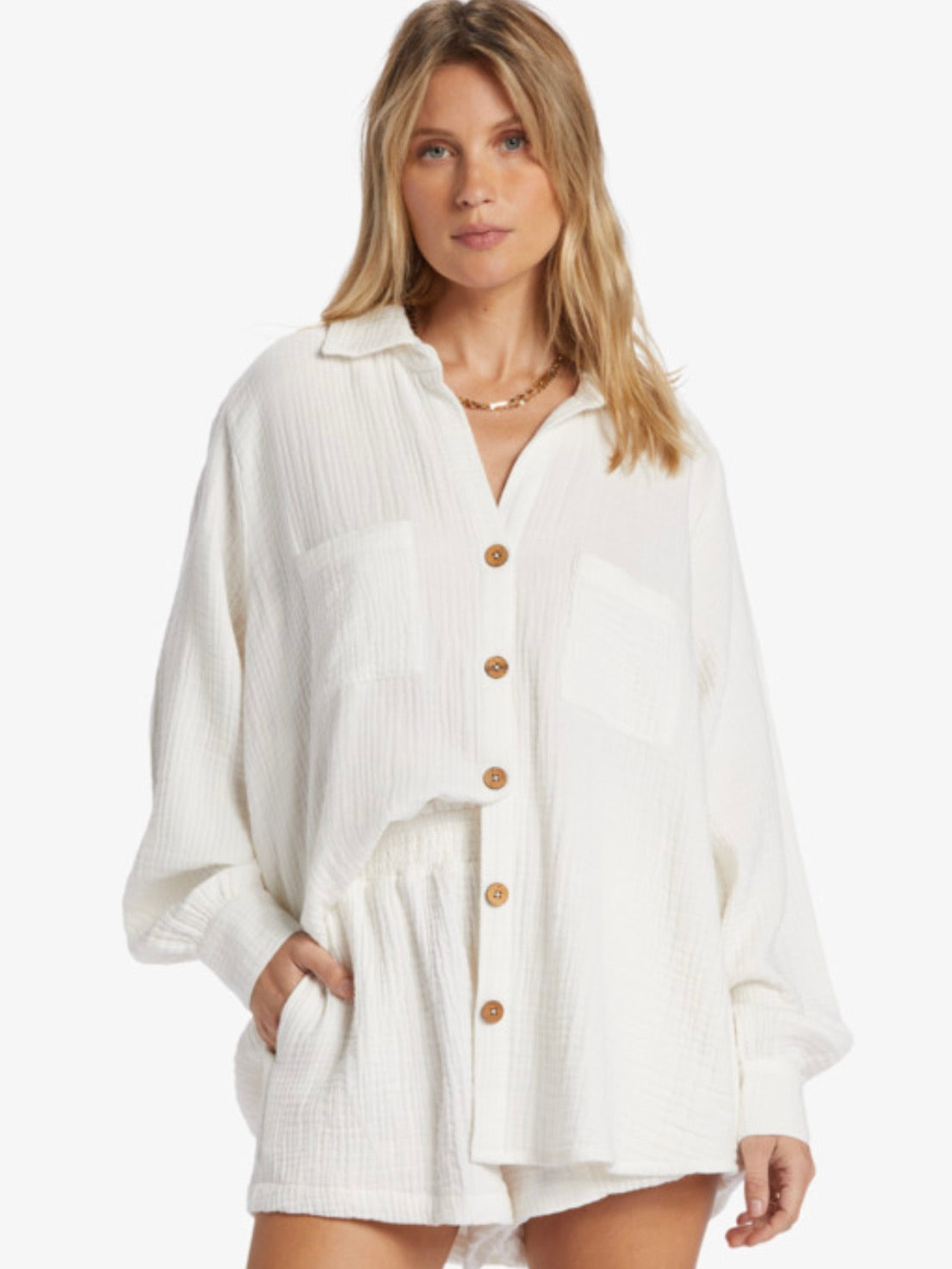 Swell Button Down Top